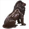 Design Toscano Sentinel Lion Cast Bronze Garden Statue: Left DK25051
